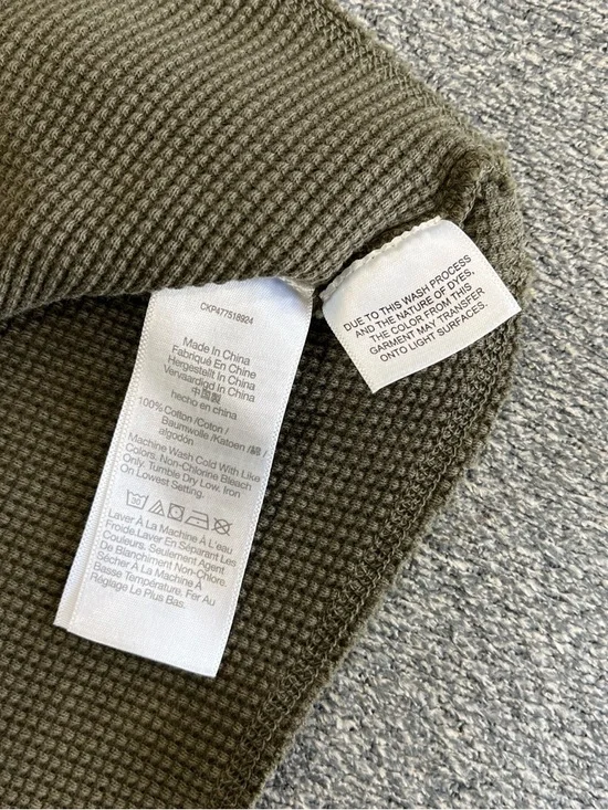 Madewell olive green crop top - Picture 3 of 3